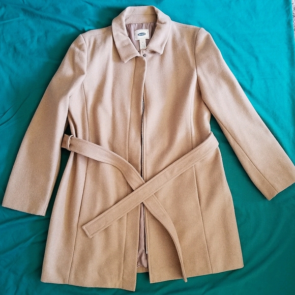 Old Navy Women's Trench Coat With Waistline Belt - Picture 1 of 3